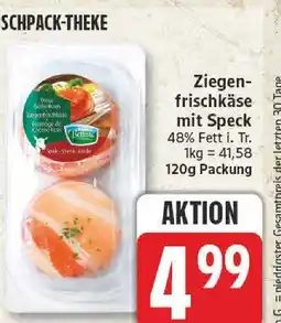 Edeka Bettine ziegenfrischkäse mit speck Angebot