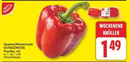 Edeka Gut&günstig paprika, rot Angebot