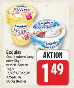 Edeka Exquisa fitline protein vanille Angebot