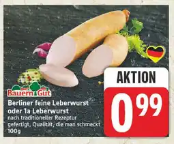 Edeka Bauern gut berliner feine leberwurst Angebot