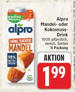 Edeka Alpro mandel drink Angebot
