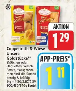Edeka Coppenrath & wiese unsere goldstücke brötchen Angebot