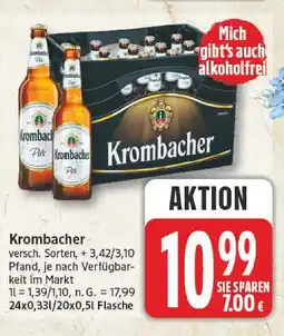 Edeka Krombacher bier Angebot