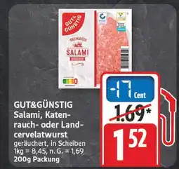 Edeka Gut&günstig salami Angebot