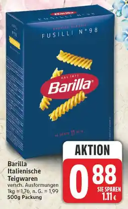 Edeka Barilla italienische teigwaren Angebot