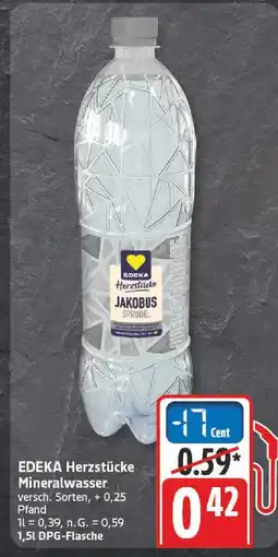 Edeka Edeka herzstücke jakobus sprudel Angebot