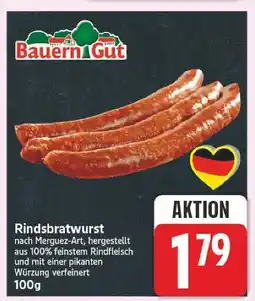 E-Center Bauerngut rindsbratwurst Angebot