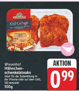 E-Center Wiesenhof hähnchenschenkelsteaks Angebot