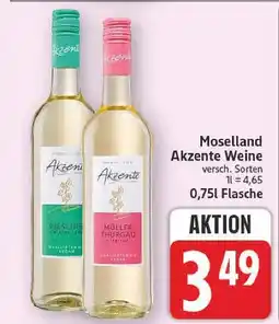 E-Center Moselland akzente riesling Angebot