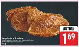 E-Center Lammkeule in scheiben Angebot