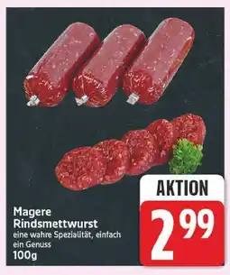 E-Center Magere rindsmettwurst Angebot
