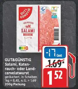E-Center Gut&günstig salami Angebot