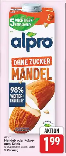 E-Center Alpro mandel-drink Angebot