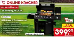 Netto Marken-Discount JUSKYS BBQ Gasgrill Tennessee 6+1 Angebot