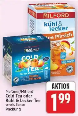 E-Center Meßmer cold tea pfirsich Angebot
