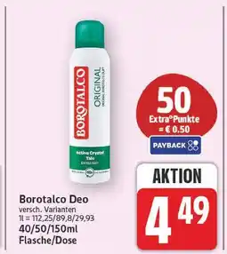 E-Center Borotalco deo active crystal talc extra dry Angebot