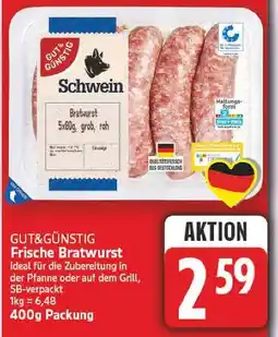 E-Center Gut&günstig frische bratwurst Angebot