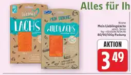 E-Center Krone mein lieblingslachs Angebot