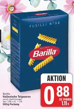 E-Center Barilla italienische teigwaren Angebot