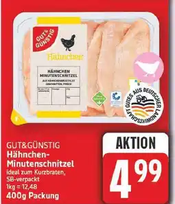 E-Center Gut&günstig hähnchen-minutenschnitzel Angebot