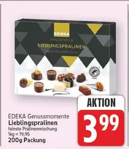 E-Center Edeka genussmomente lieblingspralinen Angebot