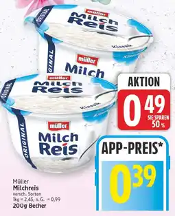 E-Center Müller milchreis Angebot