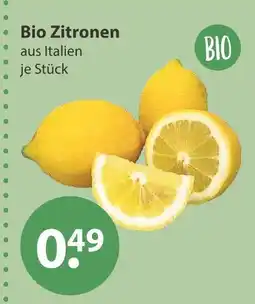 V Markt Bio zitronen Angebot