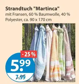 V Markt Strandtuch martinca Angebot