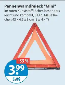 V Markt Pannenwarndreieck mini Angebot