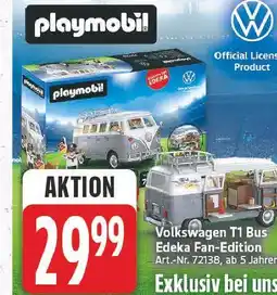 E-Center Playmobil volkswagen t1 bus edeka fan-edition Angebot