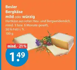 V Markt Besler bergkäse mild Angebot