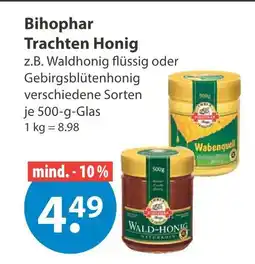 V Markt Bihophar trachten honig waldhonig flüssig Angebot