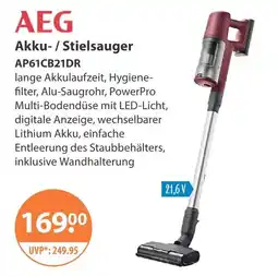 V Markt Aeg akku- / stielsauger ap61cb21dr Angebot