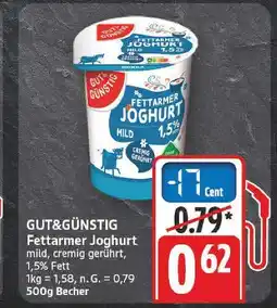 E-Center Gut&günstig fettarmer joghurt Angebot