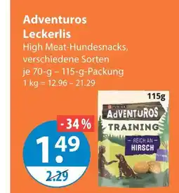 V Markt Purina adventuros leckerlis Angebot