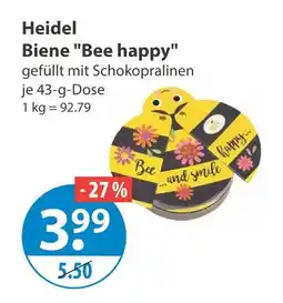 V Markt Heidel biene 'bee happy' Angebot