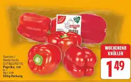E-Center Gut&günstig paprika, rot Angebot