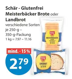 V Markt Schär meisterbäcker brote Angebot