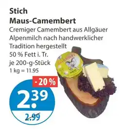 V Markt Stich maus-camembert Angebot