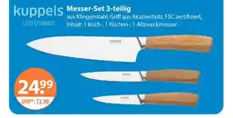 V Markt Kuppels messer-set 3-teilig Angebot