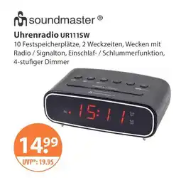 V Markt Soundmaster uhrenradio ur111sw Angebot
