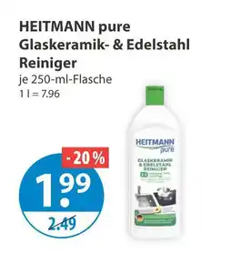 V Markt Heitmann pure glaskeramik- & edelstahl reiniger Angebot