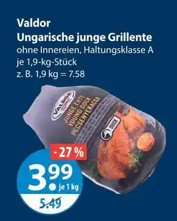 V Markt Valdor ungarische junge grillente Angebot