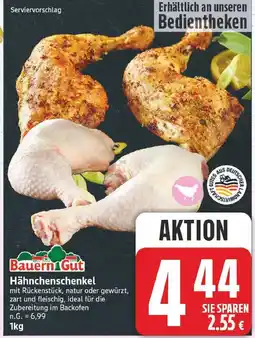 E-Center Bauern gut hähnchenschenkel Angebot