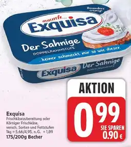 E-Center Exquisa frischkäsezubereitung oder körniger frischkäse Angebot