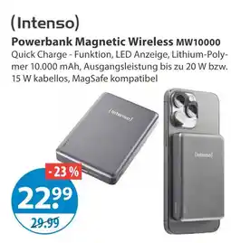 V Markt Intenso powerbank magnetic wireless mw10000 Angebot