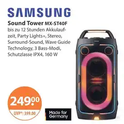 V Markt Samsung sound tower mx-st40f Angebot