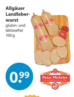 V Markt Peter micheler allgäuer landleberwurst Angebot