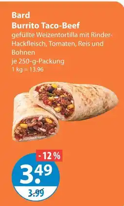 V Markt Bard burrito taco-beef Angebot