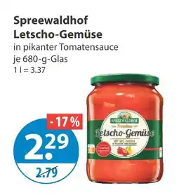 V Markt Spreewaldhof letscho-gemüse Angebot
